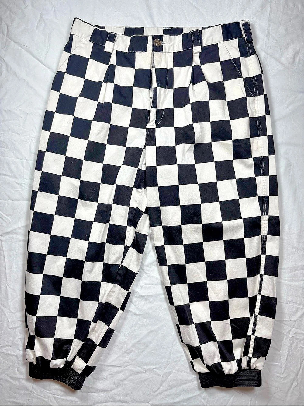Loudmouth Ski Pant Checkered Cargo Golf Pants Waist 34